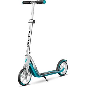 Adult Scooter with Big Wheels | Adjustable Height, Foldable Aluminum Frame | Smooth Ride for Urban Commuting and Outdoor Fun | Suitable for Teens 8-12 | 220 lbs Weight Limit (205Turquoise)