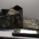 Camo Cat Houses for Outdoor Stray Cats Shelter Weatherproof Outdoor Cat House Indoor Foldable Warm Pet Cave with Paw Print for Feral Cat Dog Winter Wild Animal