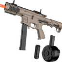 Electric Gel Blaster Modified Toy-ARP9,Semi & Full Automatic Modes Splatter-Blaster 280+FPS,120FT for Outdoor Activities Team Games- Ages 14 & Up and Adults with Drum mag,Long mag,Goggles,Sandy