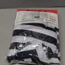 Fun Shack Black and White Striped Suit Men Costume With Wig, Spooky Halloween Costumes, Halloween Costumes for men (X-Large)