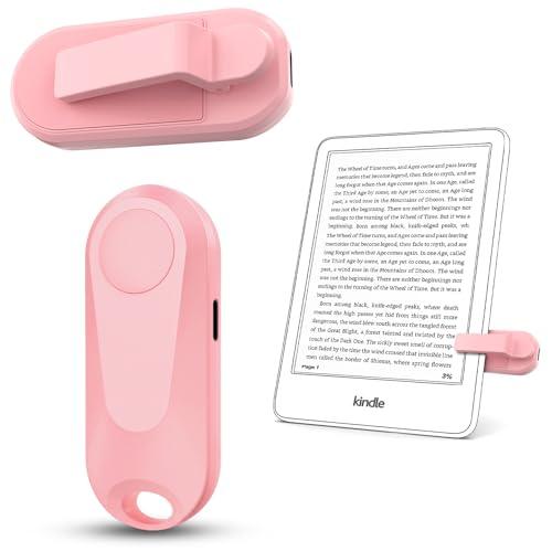 DATAFY Remote Control Page Turner for Kindle Paperwhite Oasis Kobo eReaders, Camera Camcorder Remote Controls, Page Turner Clicker for ipad Tablets Reading Novels with Wrist Strap Storage Bag