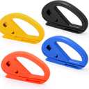 2 x EHDIS Wrapping Paper Rolls Cutter,Gift Wrap Cutter,Wrapping Paper Cutter Straight and Smooth Cutting Wrapping Paper Cutter for Christmas Birthday Holiday,Snitty Safety Vinyl Film Cutter-4 PCS (Mix Color)