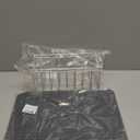 flowerhill 304 Stainless Steel Small Dish Drying Rack, Cutting Board Organizer with Mat for Pot lids, Baking Sheets, Plates, Trays