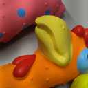 CHIWAVA 3 Pack 9" Squeaky Latex Dog Toys Standing Stick Animal Puppy Fetch Interactive Play for Small Medium Dogs