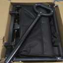 Yozoia Wagons Carts Foldable, Lightweight Portable Utility Shopping Cart with Wheels, Folding Grocery Wagon Cart for Grocery, Camping, Shopping, Beach, Garden, Sports Black (100L)