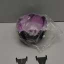 Solar Light Outdoor, Metal Glass Decorative Waterproof Garden Light LED Solar Flower Lights for Patio, Lawn,Walkway,Tabletop,Ground (Purple)