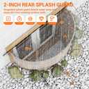 SANDALIM 2-Pack Window Well Cover Outside 39" X 17", Clear Polycarbonate Basement/Egress Window Well Cover, All-Weather Against Debris, UV Resistant, Tear-Resistant, Waterproof, Windproof (Only Cover)