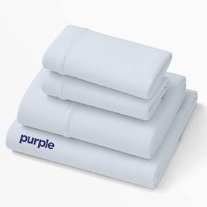 Purple SoftStretch Sheet Set, King/Calking, Rayon Blend from Bamboo Viscose, Standard - King/Cal King