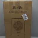 Grelife 3-in-1 Portable Air Conditioner, 400 Sq.Ft Evaporative Air Cooler with 1.72Gal Tank & 4 Ice Packs, 360 Oscillation, 30ft/s Wind Speed, 42dB Quiet, 8H Timer for Bedroom/Office/Home
