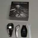 QUIXNOVA Crystal Shift Knob Gear Selector LED Color Changing with Gear Upgrade Compatible with LHD BMW F15 F16 G01 G02 G08 Logo X