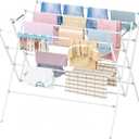 Drying Rack Clothing,35.4in Long Drying Poles Large Clothes Drying Rack, 38.2in