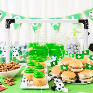 Soulchen Soccer Party Table Centerpieces Soccer Goal Tabletop Decorations Sports Themed Birthday Party Supplies