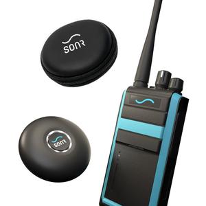 SONR Swim Coach Communicator 2-in-1 Bundle  Waterproof, Underwater Communicator for Real-time Coaching in Swimming, Bone Conduction Receiver for Swimmer & Storage case (Black)