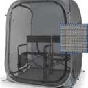 WeatherPod The Original Shark Tank MyPod Mesh 1-2 Person Pop-Up Screen Pod - Keeps Out Bugs, Mosquitos, and Harmful UV Rays - UPF 50 for Maximum Protection from The Sun (Silver)