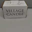 Village Candle Lemon Pound Cake Large Glass Apothecary Jar, Scented Candle, 21.25 oz., Yellow