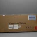 FACHNUO 3 Feet Portable Wheelchair Ramp, Non-Skid Aluminum Handicap Ramps with Handle, Folding Threshold Wheel Chair Ramp for Home Steps, Stairs, Entry, Threshold, Curbs, Stairs, 800LBS Capacity (3FT(Using height 3-9''))