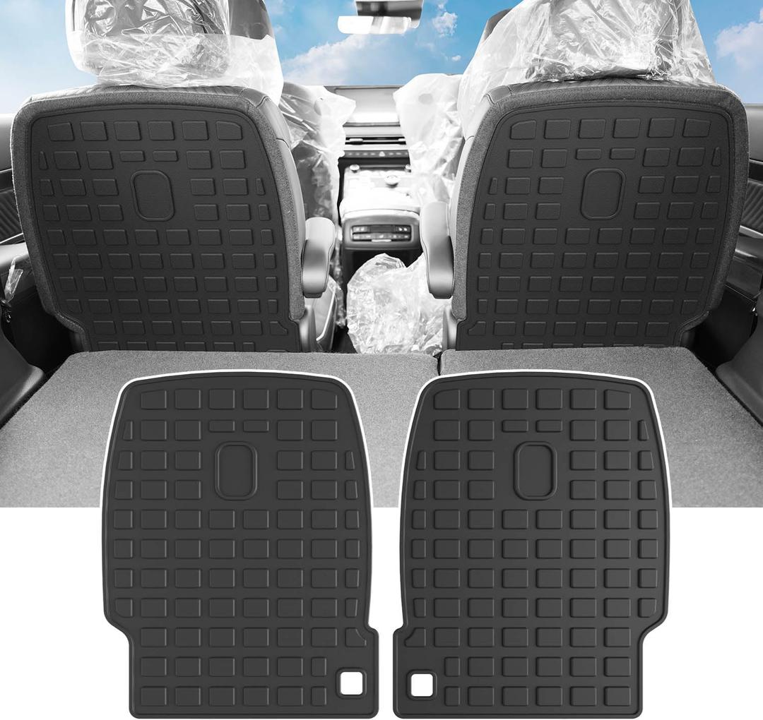 powoq 2nd Backrest Mat Compatible with 20-25 Hyundai Palisade Cargo Mat 7Seat Replacement for 2020-2025 Hyundai Palisade Accessories(2nd Backrest Mat)