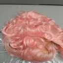 Colonial Wigs for Women Pink Victorian Court Vintage Wig Baroque Fluffy Beehive Wigs Halloween Costume Party Dress Wig