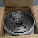 Trailer Brake Drum Kit, 8-Hole, 6.5" Bolt Circle Brake Drum for 7000 lb Axles, Replacement Brake Hub Drum Assembly for Rvs, Trailer and Semi Truck