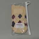 Boho Yoga Socks for Women  Non-Slip Grip High Calf Pilates Socks, Gym & Home Exercise.Checked pattern