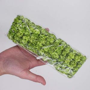 Artificial and Dried Flower 144pcs 1.5cm Mini Artificial Mini Paper Rose Bouquet Wreath Scrapbook Wedding Ornament Artificial Rose Artificial Flower - ( Color: Green )