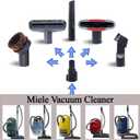 For Miele Vacuum Attachments Accessories 1-1/4'' plus Vacuum Hose Adapter Kit Compatible with Miele C1 C2 C3 Vacuum Cleaners - Household Cleaning Attachment Kit