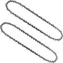 2PC 10" Pole Saw Chain Replacement for EGO PS1000 / PS1001 / PSX2510 10-Inch 56V Pole Saw- 1/4" - .043" - 56 DL