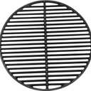 KAMaster 18 inches Cast Iron Cooking Grids Grates for Large Big Green Eggs,Cast Iron Round Grill Grate Cooking Grate Perfect for Pretty Barbecue Marks Barbecue Grills(18"-Fit Large GRILL)