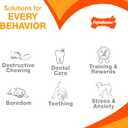 Nylabone Textured Knuckle Bone Power Chew Toy for Dogs, Durable & Tough Dog Toys for Aggressive Chewers, Bacon Flavor, X-Large - 50+ lbs, 1 Count