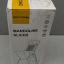 ONCE FOR ALL Upgrade Safe Mandoline Slicer Plus, Biger Size, Adjustable Vegetable Food Chopper Potato Fries Cutter, Detachable Blade, Kitchen Chopping Artifact, Gift (SkyBlue)