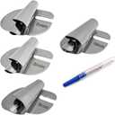 Sewing Rolled Hemmer Foot for Sewing Machine Sewing Rolled Hemmer Foot Sewing Machine Accessories of Guide Sewing Foot (Rolled Hem 4pc（7|8|9|10mm）)