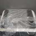 RIZZARI Stainless Steel Cat Box: Large Capacity Gray Enclosed Top-Exit Leakproof Litte Pan - Teflon Coating Resists Sticking for Easy Clean - Odor-Resistant for Modern Homes & Office