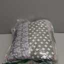 WONGS BEDDING Boho Quilt King Size, Bohemian Stripe Quilt Sets 3 Pieces Khaki Green Quilted Bedspread Set Lightweight Microfiber Coverlet Bedding Set All Season (104"x90")