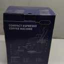 SHARDOR 3.5 Bar Espresso Machine  4-Cup Compact Espresso Maker with Milk Frother, 800 W Preheating Cappuccino Machine for Home, Black