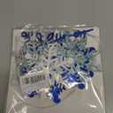 2 Pcs Glitter Snowflake Banner, Snowflake Winter Party Decorations, Snowflake Garland Christmas Party Decorations (Blue&Silver)