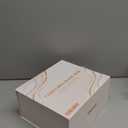 SDKWDH Red Light Photon Facial Mask, Wireless Rechargeable & Ergonomic Design with NIR, Portable for Home & Travel, Gold