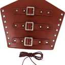 SOIMISS Elegant Medieval Wrist Band Stylish Arm Guard Vintage Design for Horseback Riding Movie Costumes Brown