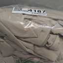 MooMee Bedding Duvet Cover Set 100% Washed Cotton Linen Like Textured Breathable Durable Soft Comfy (Heathered Tannish Linen Grey, King 104"x90")