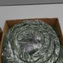 9ft Christmas Garland with Lights, Norfolk Pine Garland, Realistic Green Garlands for Mantle, Stair Railing, Battery Operated Indoor/Outdoor New Year Holiday Decoration with Timer