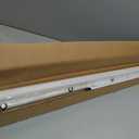 ALLZONE Tension Curtain Rod for Window, 83-123 Inches, Heavy Duty Curtain Rods No Drilling, Non-Slip Bathroom Shower Tension Rod, Renter Friendly, Adjustable, Spring Loaded, Extra Long, White