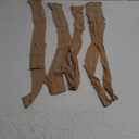 MANZI 4 Pairs Plus Size Pantyhose for Women 20 Denier Sheer Stocking (3X-Large, Natural)