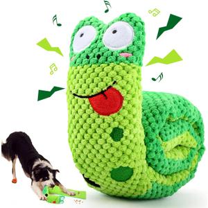 Letsmeet Squeak Dog Toys for Stress Release & Boredom Relief, Dog Puzzle IQ Training, Snuffle Foraging Instinct Training  Suitable for Small, Medium & Large Dogs