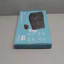 Wireless Keyboard and Mouse Combo,2.4G Full Size Wave Keys Ergonomic Keyboard with Wrist Rest for Natural Typing, 3 DPI Adjustable Ergonomic Silent Mouse for Computer/Laptop/Windows/Mac (Black)