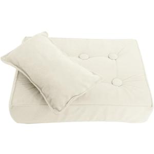 Baby Photoshoot Props, Mini Mattress Pillow Photography Accessories, Newborn Photography Props Baby Bedding Cushion, Baby Posing Pillow, Photography Bed Mat, Medium, White, USAEUBU1643