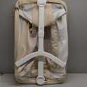 Taylengrow Baby Bassinet Bedside Sleeper - All-Mesh Design, Portable Bedside Bassinet for Baby with Washable Mattress, 5 Adjustable Heights (Beige）