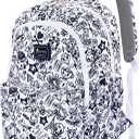 Tokidoki Official Licensed Travel Backpack for Women Shoulder Bag Unicorno Casual Daypack for Work Weekender Business Hiking (black)