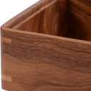 Normcore Compact Storage Box - Compatible Compact Tamping Station - Genuine American Walnut Wood Wooden Espresso Accessory Organizer - Patented Modular Design