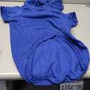 Dog Sweaters for Large Dogs Dog Hoodie Pet Sweater Solid Soft Brushed Fleece Pet Clothes Hoodie Sweatshirt with Pocket(Blue-XL)