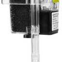 AQUANEAT Aquarium Hang on HOB Power Filter 5 Gallon Rimless Small Fish Tank Filter 90GPH (up to 5Gal)