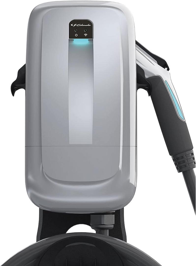 Schumacher Electric 240V / 40A Level 2 EV Wall Charger - NEMA 14-50 Plug - with Universal SAE-J1772 Connector - Wi-Fi & Bluetooth Enabled - Weather-Resistant for Indoor or Outdoor Use - SEV1600P1450